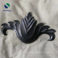 Stamping leaves or flowers for fence and gate decoration